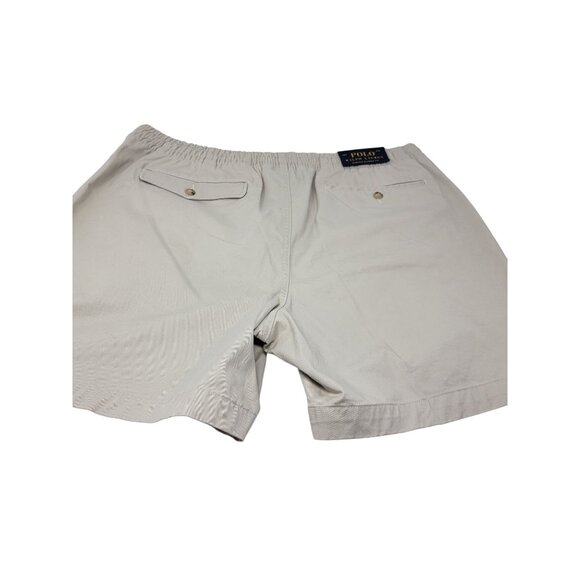 Polo Ralph Lauren Stretch Classic Fit Shorts Size XXL Light Tan Drawstring - Picture 2 of 8